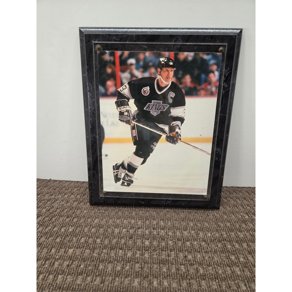 Vintage Wayne Gretzky Los Angeles Kings NHL Hockey Photo Plaque 15x12 Wall Art